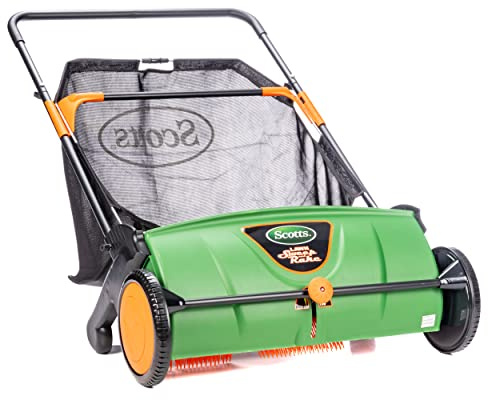 Scotts Outdoor Power Tools LSW70026S 26-Inch Push Lawn Sweeper, Black/Green