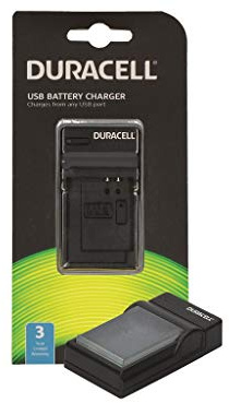 Duracell DRC5915 Charger with USB Cable