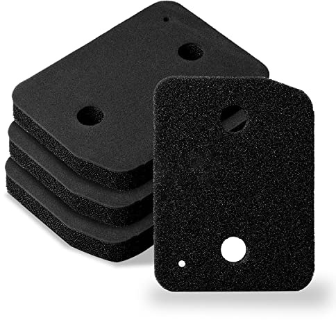 4 Filter für Miele T1 Trockner 9164761 Wärmepumpentrockner, Fine/Coarse 207 x 157 x 30 mm Base Filter, Sponge Filter, Foam Filter, Replacement Parts Filter, Foam Sponge for Condenser Dryers