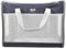 EQUICANI® Hundetasche 55x40x23 cm Flugzeug Faltbare leichte Tragetasche mit Netzstoff, Tragegurt und abnehmbaren Boden für Hund & Katze | Haustier Hundetragetasche für Reisen, Auto, Fliegen (Grau)