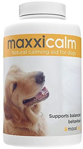 maxxipaws maxxicalm Integratore Calmante per Cani - Naturale, Non Provoca Sonnolenza, 60 Compresse