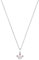 Prinzessin Lillifee Kette mit Anhänger 925 Sterling Silber Mädchen Kinder Halsschmuck, mit Glas, 35+3 cm, Silber, Krone, Kommt in Schmuck Geschenk Box, 2036938