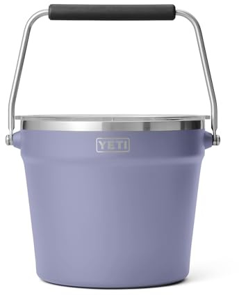 YETI Rambler Beverage Bucket, Double-Wall Vacuum Insulated Ice Bucket with Lid, Cosmic Lilac