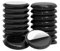 16 Pcs Appliance Sliders, Self-Adhesive Small Appliances Air Fryer Sliders Kitchen Accessories for Air Fryer Bread Machine Coffee Makers Blenders Aid Mixer Microwave Pot Mixers Grills (Black)