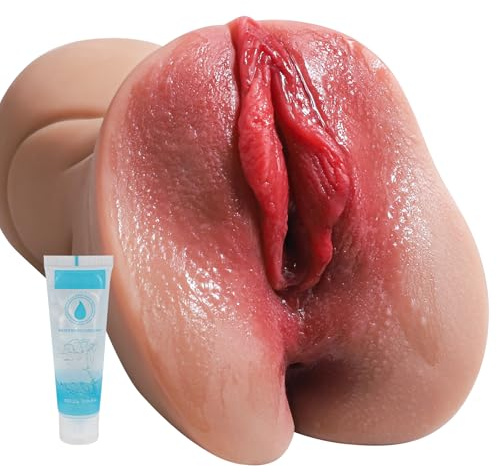 2 in 1 Realistic Male Masturbator Male Sex Toys for Men, 3D Deep Vagina & Tight Anus Pocket Pussy, Lifelike Soft Adult Toys Penis Stimulation Male Stroker, Masturbators Cup Sex Toyscouples for Man