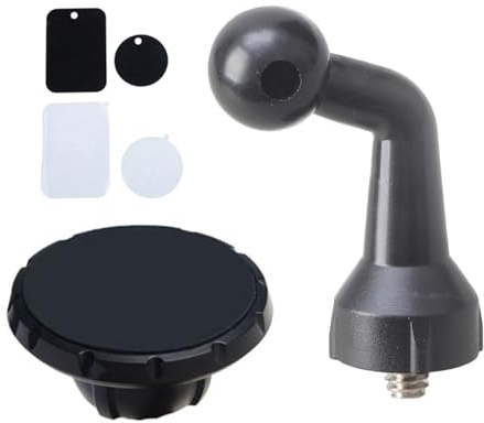 1. Adaptador de montaje de cámara de rosca macho de 1/4 pulgadas para smartphones, cámaras de acción, trípodes, accesorios, base de trípodes en forma de L