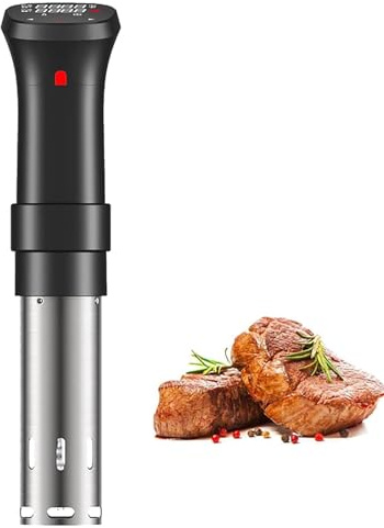 Cucina Sous Vide da 1100 W, circolatore ad immersione con touchscreen LCD, impermeabile IPX7, controllo della temperatura, macchina per cottura lenta sottovuoto con riscaldamento