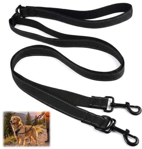 Two Point Control Dog Lead 1.25m Double Ended Lead for Dogs