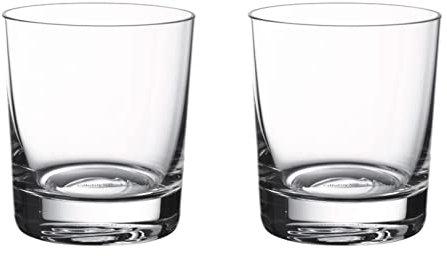 Villeroy & Boch Purismo Bar Bicchieri da Aqua/Cocktail, Vetro Cristallo, Trasparente, 370 ml, Set da 2