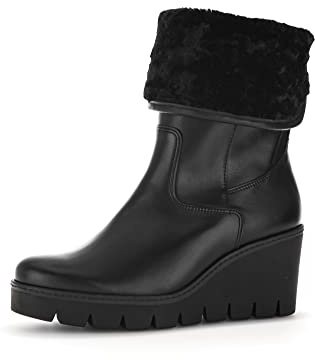 Gabor Donna Stivaletti, Signora Stivaletti con Zeppa,Soletta Removibile,Stivaletti,Stivaletto con Zeppa,Nero (Schwarz) / 27,40 EU / 6.5 UK