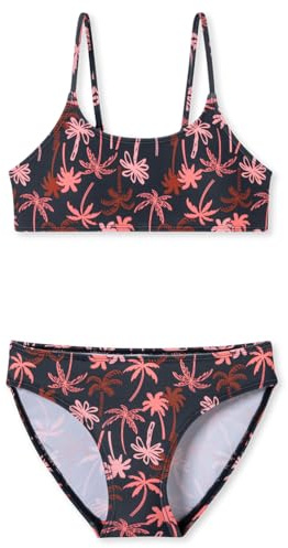 Schiesser Mädchen Bustier Bikini Set-Aqua Teen Girls-Größe 140 BIS 176 Ensemble, Multicolore 1_182709, 164 cm Fille