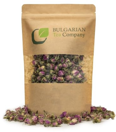Premium Dried Rose Buds 50g– 100% Natural Edible Rosebuds for Tea, Baking, and Crafts – Non-GMO, Caffeine-Free, No Additives – Perfect for Floral Teas, Desserts, and DIY Projects
