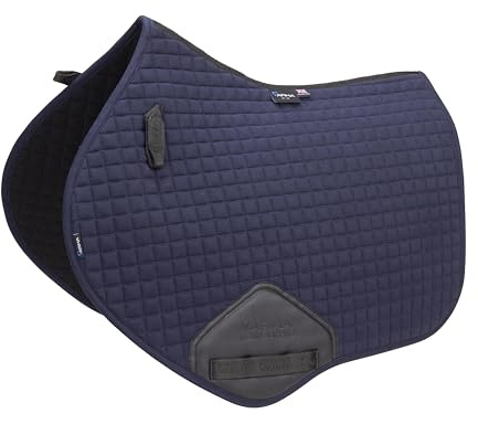 Shires ARMA Deluxe Cotton Jump Saddlecloth - Navy Blue 17-18