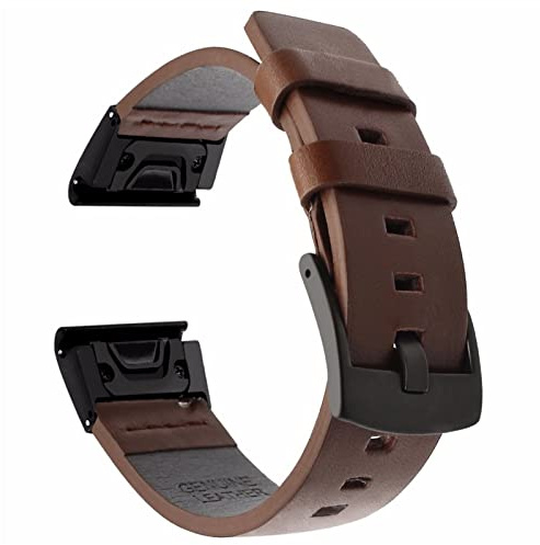 CWZZWS 26 22 20mm sportläderklocka Remband Snabbt release för 6x 6 6S Pro 5x 5 5s Plus 3HR 935 945 Wristband/Black/26mm Feni* 6 * 6* Pro