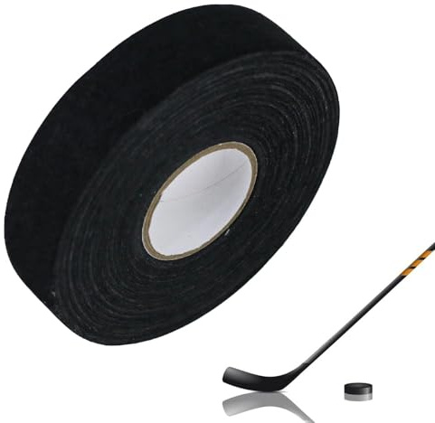 shjxi Hockeyklubba tejpgrepp, halkfri självhäftande rulle, 1 tum x 82 fot, hockey baseball softball golfklubba rackhandtagsskydd, hållbart sportgrepp förbättringstejp för bättre kontroll