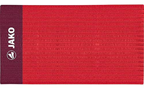 JAKO Bandeau de Capitaine Classico pour Enfant Rouge Taille Unique 28 x 7,5 cm
