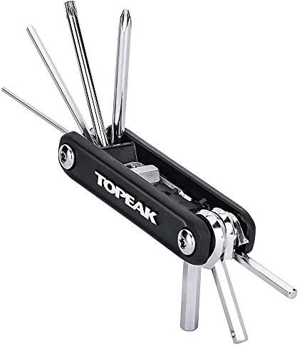 Topeak Unisex – Erwachsene X-Tool+ Minitool, Schwarz, 11 Funktionen