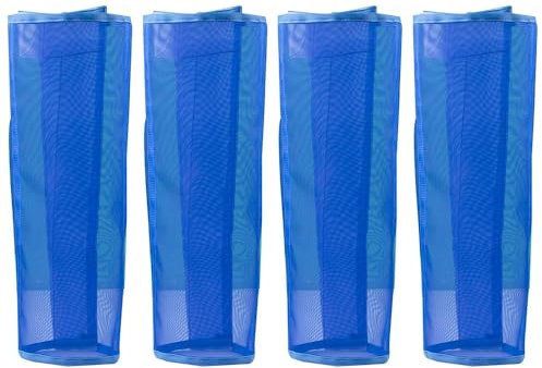 Laroal 4-teilige Anti-Mücken-Abdeckungen für Pferdehufe, Beinschützer – atmungsaktive Fliegengamaschen aus Mesh Anti-Fliegen-Pferdegamaschen, reduzieren die Ermüdung der Beine