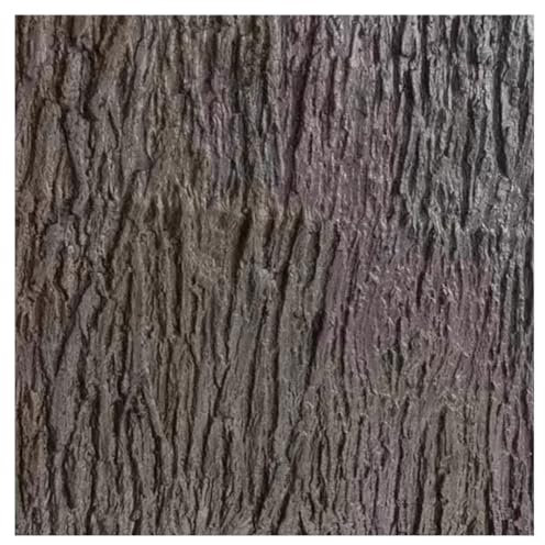 Pannello Decorativo con Corteccia Artificiale, Effetto Legno Naturale, Marrone(0.7X1m)