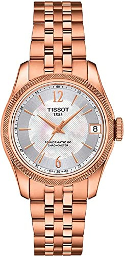 Tissot Damen Automatik Analog Armbanduhr Ballade Powermatic 80 COSC Swiss Made