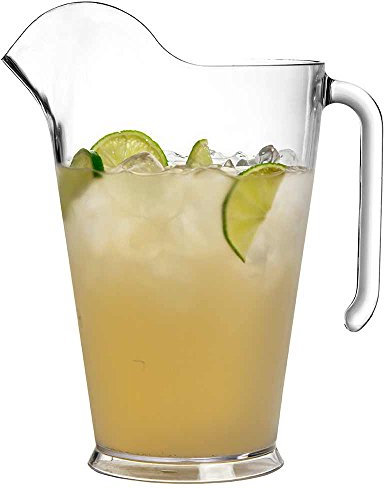 Urban Bar Fresco Pitcher Stacking Jug 1.7 Litre - SAN Plastic Beer Jug, Stackable