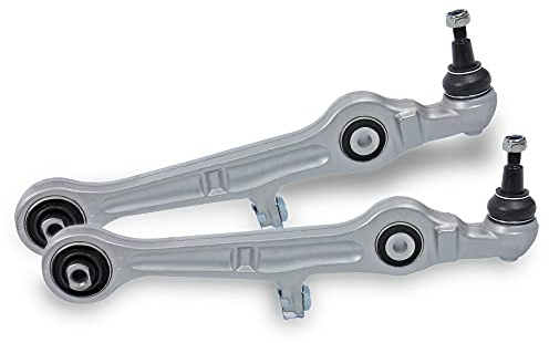 BESTPRICE 2x Querlenker Vorderachse vorne unten links & rechts Kompatibel mit A udi A4 B6 (8E2) (8E5) (8H7), A4 B7 (8EC) (8ED) (8HE), SEAT EXEO (3R2) (3R5)