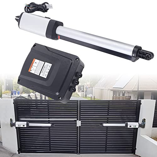 fennnds Automatischer Drehtorantrieb Flügeltorantrieb Torantrieb Toröffner Doppelflügeltorantrieb Set für flügelige Tore bis 5,5 m Breite oder 300 KG
