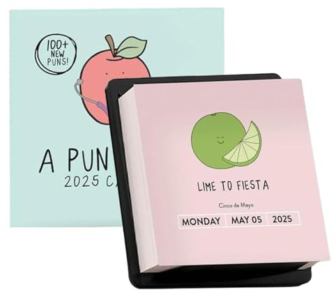 Sida en dagskalender 2025 | Rolig kalender 2025 dag till dag, pappaskämtKalender med rivna sidor och dagliga ordstäv för bordshylla skrivbord