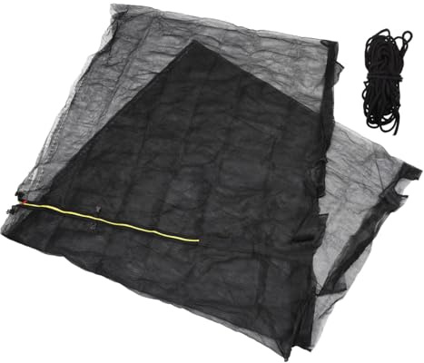 VICASKY Rete di Protezione per Trampolino 10 Piedi Rete Anticaduta 6 Aste in Fibra per Letto da Salto Protezione Sicurezza per Facile Montaggio Diametro 306 M