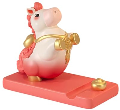 Supporto per telefono da scrivania, design a cavallo, supporto per cellulare con benedizione della ricchezza, per ragazze, adolescenti, bambini, donne, casa, tablet, calza della Befana, compleanno