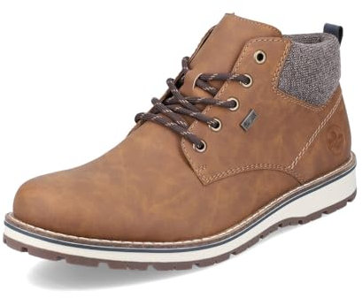 Rieker Herren Schnürstiefeletten 38419, Männer Stiefeletten, wasserabweisend, riekerTEX,Boots,Stiefel,Bootee,Booties,braun (24),45 EU / 10.5 UK
