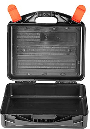 B/A Cassetta degli Attrezzi Portatile, Cassetta degli Attrezzi addensata con Doppia Fibbia di Grande capacità, Pratica Scatola con Design Portatile della Maniglia, per Ingegneri, Tecnici e saldatrici