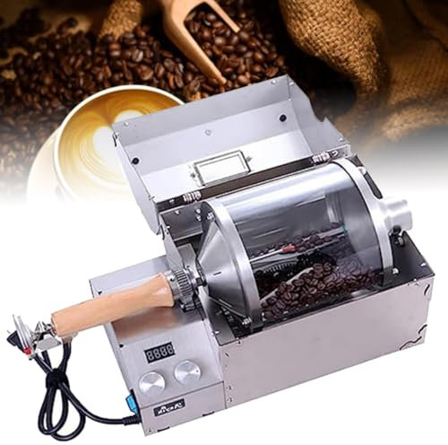 Machine de torréfaction automatique de grains de café à tambour de 500 g, torréfacteur de grains de café, machine de torréfaction de grains de café à tambour électrique, pour restaurant