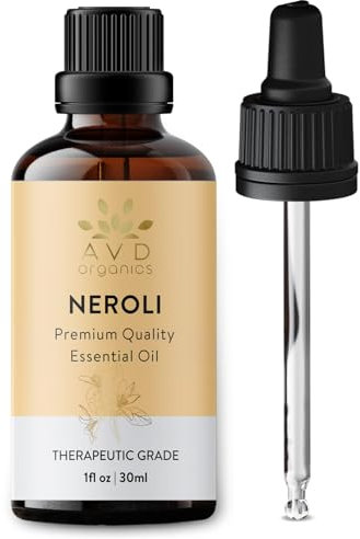 AVD ORGANICS Neroli Ätherisches Öl 30 ml | 100% rein & natürlich | Neroli Essential Oil für Haut, Aromatherapie, Massage & Diffusor – Premium ätherisches Neroliöl