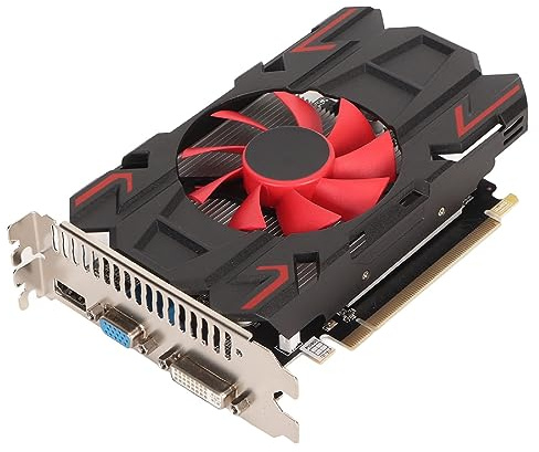 Tarjeta Gráfica HD7670, 4 GB DDR5 de 128 bits con Ventilador de Refrigeración, Soporte 2560 X 1600, DVI VGA, PCI Express 2.0, DirectX 11 para Juegos y Multimedia (HD7670 4GB DDR5)