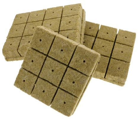 MOBUTOFU Anzuchtsystem Hydroponik Anzuchtblöcke Aus Steinwolle 1 Set Nährstoffwürfel Für Effiziente Erdlose Pflanzenanzucht Ideal Für Gewächshaus Und Indoor Growing System Eazy Plug Anzuchtwürfel