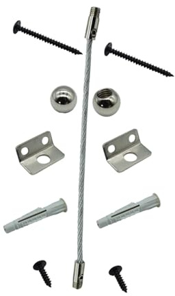 OFFIGAM Tip Furniture Anchor Hardware Bag for Boy Girl's Furniture Prevents Tip-Overs and Shakes for Bookshelves and Dressers