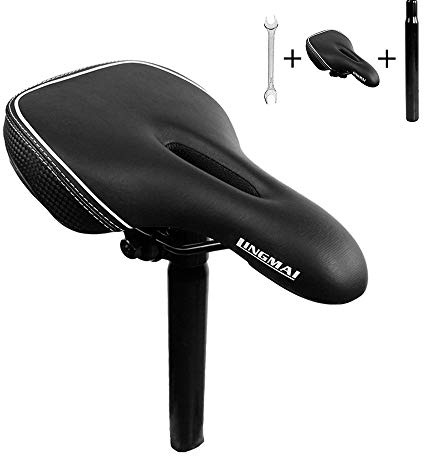 Balance Bike Seat Little Rider Saddle Bike seat for Boys and Girls 12” to 20” Bicycles Seat (25.4mm*250mm)