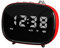 iTOMA Kleine Wecker, Doppelalarme mit 4-Wecker Woche Modi, Snooze,12/24Hr, orange LED-Anzeigeuhr für Schlafzimmer 138