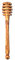 Stilux® Cuillère à miel en bois d'olivier 15 cm | Bâton en spirale à miel, sirop et confiture | Agitateur mélangeur distributeur pour pot de miel, aide pratique pour les amateurs de miel