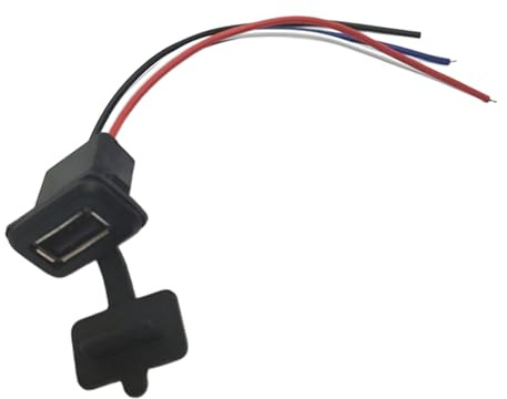 Générique Port USB 2.0 Femelle Stable, Type de Fils à souder, Prise Femelle Une Connexion électrique sécurisée pour Divers appareils, Port USB Industriel