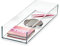 iDesign Schubladen Ordnungssystem, Schminktisch Organizer für Schublade aus der Signature Series by Sarah Tanno, kombinierbares Make-up Organizer Element aus Kunststoff, transparent
