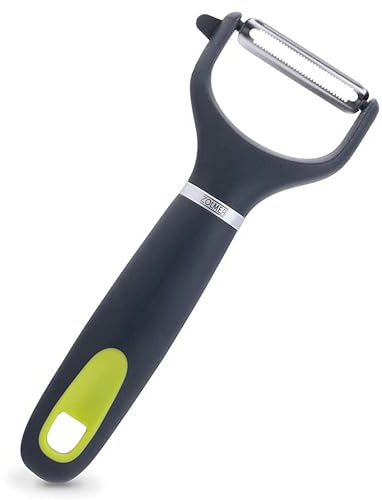 ZOLMER Pelaverdure Premium con impugnatura ergonomica - Pelaverdure a doppio taglio extra affilato - Pelaverdure a pendolo - Lavabile in lavastoviglie