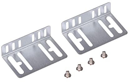 Imtrub Kit di Installazione 2 DIN, Adattatore Universale per autoradio, Ricambio Radio Stereo per Lettore Auto, Telaio di Montaggio autoradio in Metallo, Kit di Montaggio, Argento