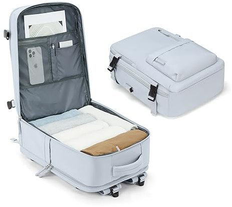 BJLFS Reseryggsäck Dam Handbagage 40x20x25 Ryggsäck Easyjet Kabinväska 45x36x20,Ryanair Cabin Bag 40x20x25 Ryggsäck handbagage under sätet,Vattentät Laptop ryggsäck
