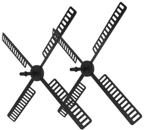 GARVALON 2juegos Aspas De Molino De Viento De Plástico para Jardín Accesorios De Molino De Viento Resistentes La Degradación Y Duraderos Diseño Práctico Y Rotativo Moderado para Colocación Versátil