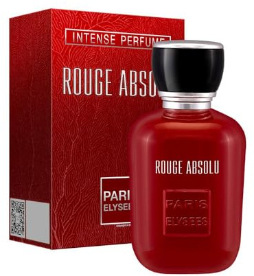 PARIS ELYSEES - Rouge Absolu - Eau de Toilette - Perfume Mujer - Oriental - Jengibre & Naranja - Colonia mujer - Perfume arabe mujer - Vaporizador 100ml - Incluye frasco de viaje recargable de 5ml