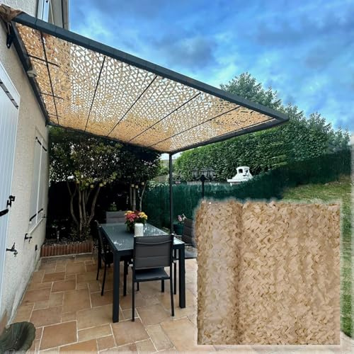 Filet de Camouflage Net Renforcé Militaire 3x4m,Protection Solaire et Décoration Extérieure pour Camping Chasse Jardin Voiture - 210D Tissu Oxford Résistant