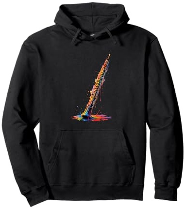 Oboe Colorato Felpa con Cappuccio