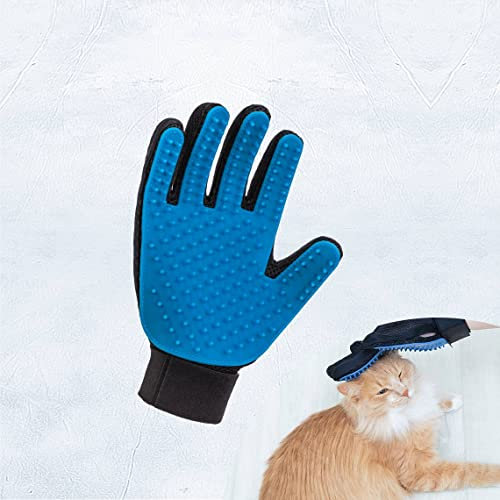 True Touch - Fellpflegehandschuh - Fellpflege für Katzen & Hunde - Tierhaarentfernung - Kurz & Langhaar - Massage-Handschuh für Tiere - Fell Bürste - Katzenhaarbürste - Hundebürste - Pferdebürste